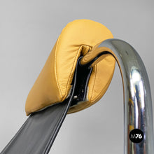 Load image into Gallery viewer, Armchair in chromed steel and leather, 1970s
