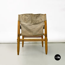Load image into Gallery viewer, Fabric and wood Oasi 85 armchair by Gian Franco Legler for Zanotta, 1960s
