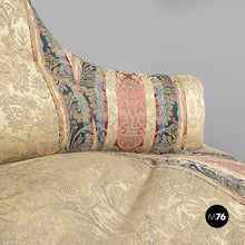 画像をギャラリービューアに読み込む, Modular round sofa in fabric and wood, 1950s
