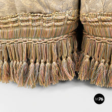画像をギャラリービューアに読み込む, Modular round sofa in fabric and wood, 1950s
