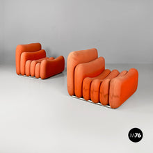 画像をギャラリービューアに読み込む, Additional System armchairs by Joe Colombo for Sormani, 1970s
