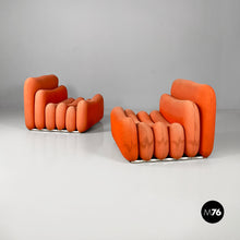 画像をギャラリービューアに読み込む, Additional System armchairs by Joe Colombo for Sormani, 1970s
