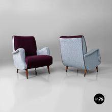 将图片加载到图库查看器，Armchairs mod. 802 by Carlo De Carli for Cassina, 1950s
