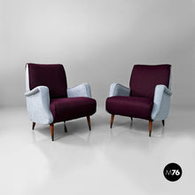 将图片加载到图库查看器，Armchairs mod. 802 by Carlo De Carli for Cassina, 1950s
