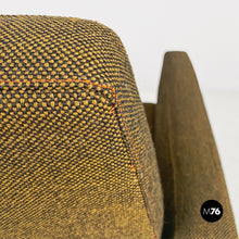 Load image into Gallery viewer, Original brown fabric and steel armchairs Kay Korbing for Godtfred, 1960s
