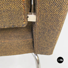 Load image into Gallery viewer, Original brown fabric and steel armchairs Kay Korbing for Godtfred, 1960s
