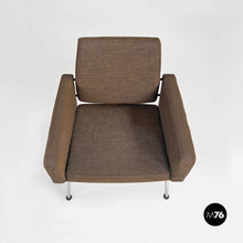 Load image into Gallery viewer, Original brown fabric and steel armchairs Kay Korbing for Godtfred, 1960s
