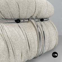 画像をギャラリービューアに読み込む, Light beige Soriana armchairs by Afra and Tobia Scarpa for Cassina, 1970s
