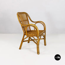 将图片加载到图库查看器，Rattan armchairs with armrests, 1960s
