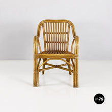 Load image into Gallery viewer, Rattan armchairs with armrests, 1960s
