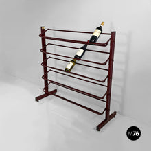 Load image into Gallery viewer, Floor-standing metal bottle rack, 1990s
