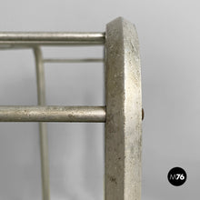Charger l&#39;image dans la galerie, Umbrella stand in iron and aluminum, 1950s
