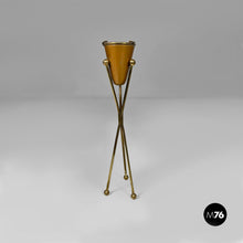 Carica l'immagine nel visualizzatore di Gallery, Floor-standing brass ashtray, 1950s
