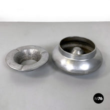 Load image into Gallery viewer, Round aluminum ashtray, 1930s
