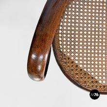 Charger l'image dans la galerie, Wood and Vienna straw bench, 1970s
