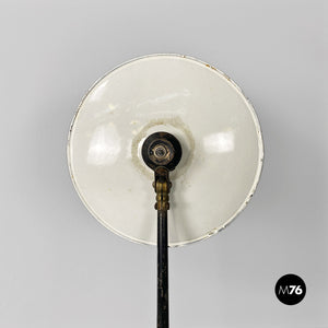 Adjustable metal arm wall lamp, 1960s