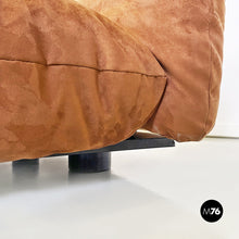 Load image into Gallery viewer, Brown suede Marenco armchair by Mario Marenco for Arflex, 1970s
