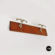 Load image into Gallery viewer, Solid wood wall clothes hanger, 1930s

