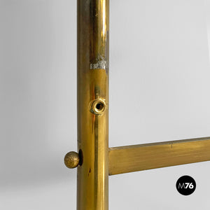 Brass headboard for a double bed by Atelier Borsani Varedo, 1950s