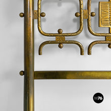 Load image into Gallery viewer, Brass headboard for a double bed by Atelier Borsani Varedo, 1950s
