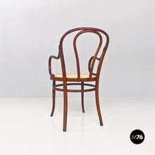 Load image into Gallery viewer, Vienna straw Thonet chairs with armrests, 1950s
