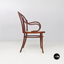 Load image into Gallery viewer, Vienna straw Thonet chairs with armrests, 1950s
