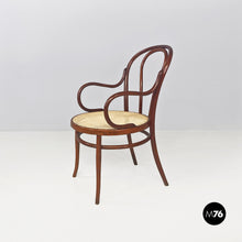 Load image into Gallery viewer, Vienna straw Thonet chairs with armrests, 1950s
