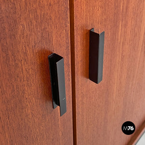 Teak and metal details sideboards, 1960s