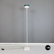 Load image into Gallery viewer, Metal and multicolor Murano glass L670 floor lamp by Roberto Pamio for Leucos, 1980s
