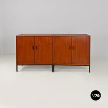 Load image into Gallery viewer, Teak and metal details sideboards, 1960s
