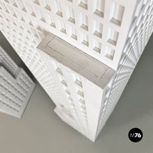 Load image into Gallery viewer, White wooden skyscraper pedestals or display stands, 2000s
