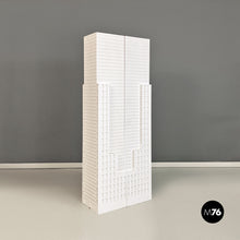 Load image into Gallery viewer, White wooden skyscraper pedestals or display stands, 2000s
