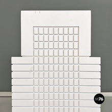 Carica l&#39;immagine nel visualizzatore di Gallery, White wooden skyscraper pedestal or display stand, 2000s
