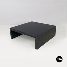 将图片加载到图库查看器，Black wood Saratoga coffee table by Lella and Massimo Vignelli for Poltronova, 1960s
