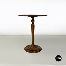 将图片加载到图库查看器，Medium height liberty lines round coffee table, 1940s
