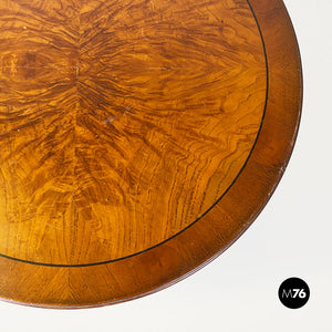 Medium height liberty lines round coffee table, 1940s