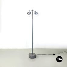 Load image into Gallery viewer, Metal and marble Stadium floor lamp by Wettstein for Pallucco Italia, 1990s
