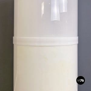 White plastic floor lamp, 1970s