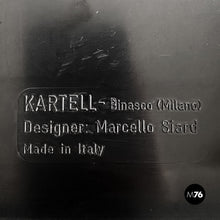 画像をギャラリービューアに読み込む, Black shiny plastic shelves by Marcello Siard for Kartell, 1970s
