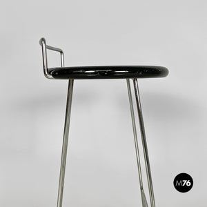 Black stool by Dada, 1980s