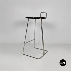 Black stool by Dada, 1980s