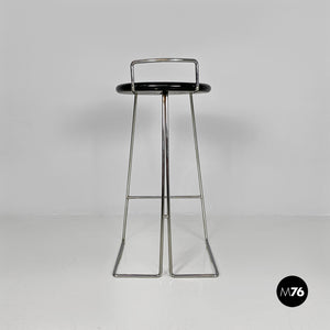 Black stool by Dada, 1980s