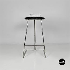 Black stool by Dada, 1980s