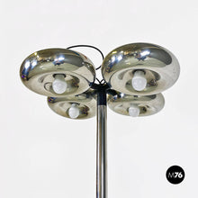 将图片加载到图库查看器，Chromed steel P449 floor lamp by Luci Illuminazione, 1970s
