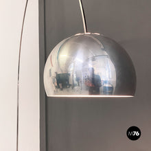 Load image into Gallery viewer, Marble and metal Arco floor lamp by Achille and Piergiacomo Castiglioni for Flos, 1962
