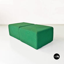 画像をギャラリービューアに読み込む, Brown and green modular sofa Sistema 61 by Giancarlo Piretti for Anonima Castelli, 1970s

