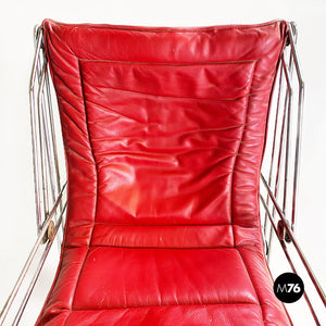 Folding armchair in red sky, 1970s