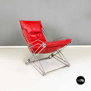 Folding armchair in red sky, 1970s