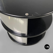 Load image into Gallery viewer, Steel and wood bedside table, 1970s
