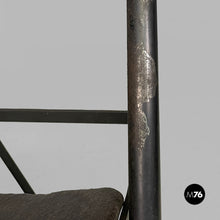 Charger l'image dans la galerie, Folding chair in leather and metal, 1980s

